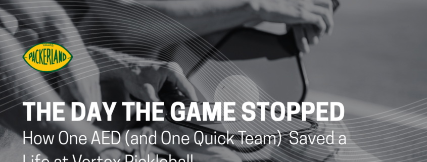 The cover image shows the title of blog overlayed on a black and white photo of pickleball players sitting on the court. Their legs, arms, and feet are shown close up in a dramatic way.