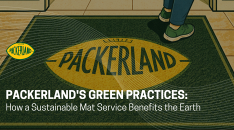 See how Packerland supports sustainability every day—from mat recycling to energy-saving systems and reusable rental programs.