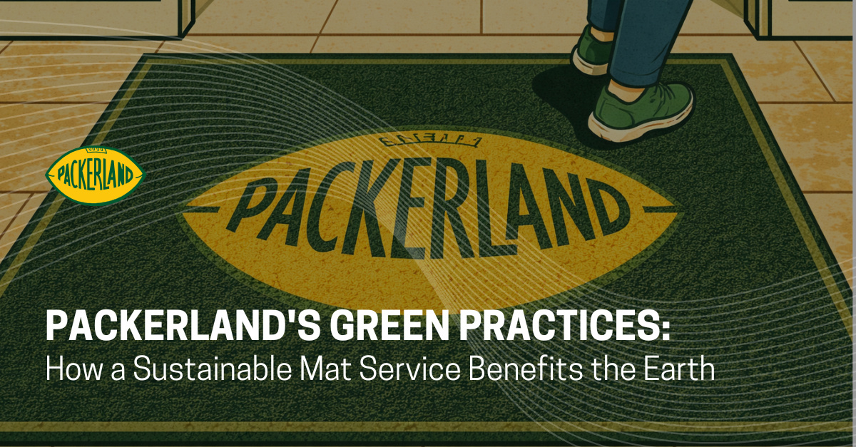 See how Packerland supports sustainability every day—from mat recycling to energy-saving systems and reusable rental programs.